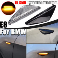 LED Dynamic Side Marker Turn Signal Blinker Flowing Water Blinker Flashing Light For BMW X3 F25 X5 E70 X6 E71 E72 2007-2014