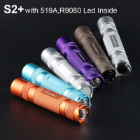 Convoy S2 Plus Flashlight with 519A R9080 Linterna Led Mini Torch High Powerful 18650 Flash Light Camping Fishing Lamp 12 Groups