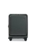 ECHOLAC Echolac Celestra 20" Carry On Upright Luggage - Front Access Opening (Olive Green)