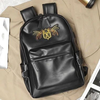Fast M115 Tas Ransel Kulit Pria Tas Backpack Pria Kulit Premium Quality Hitam