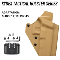 Glock 17 Holster Tactical Hunting IWB KYDEX Holster for Pistol Glock 19/19X/23/32/45 Right Hand Airsoft Handgun Holster Case