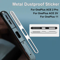 For OnePlus ACE 2V Phone Speaker Mesh Dustproof Stickers ACE 2 Pro Metal Speaker Dust Protector Cover For OnePlus 11 5G