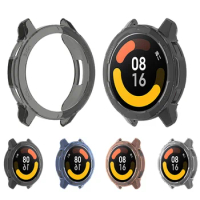 Case For Xiaomi Mi watch S1 active Smart Watch TPU Soft Silicone Cover Bumper For Mi watch color 2 Protector Frame Shell