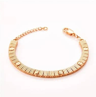 Gelang Tangan Emas Fashion Wanita Model Cor Lemes Embos Ctr 17K/750 Terbaru Termurah Asli