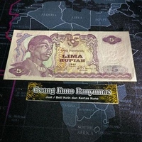 Koleksi 5 Rupiah Sudirman Tahun 1968 Gress Baru Mulus