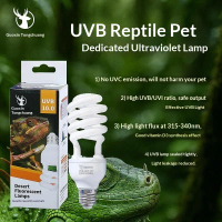 Lampu pemanas 1 unit dengan corak ular, kadal dan buaya, 13W/26W, UV menjimatkan tenaga untuk lampu