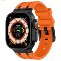 新品 AP液態矽膠錶帶 石頭紋錶帶 適用Apple Watch Ultra2/s9/8/7/6 49mm 蘋果錶帶
