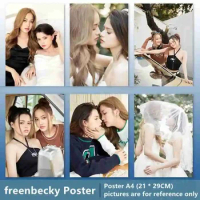 GAP Series Freenbecky Poster Photos Room Decoration Wall Stickers Supporting HD Wallpapers 6 Sheets 1 Set Freen Becky