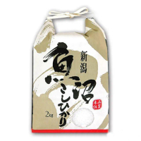 【悅生活】日本米 白米 壽司米 新潟縣獲獎40年南魚沼越光米2kg/包 二入組(谷穗 特A級)