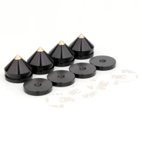 SP2724S/B/G HiFi 4/8 Sets 27*24MM Shock Absorber Pads Black/Silver/Gold Color Stands Feet for Audio Speakers Amplifier