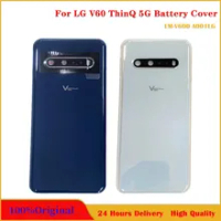 Original For LG V60 ThinQ Battery Cover Back Glass Housing Back Case Backshell For LG V60 Thinq Back Battery Cover replace