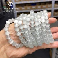 Vòng Tay Đá Chữa Lành, Đá Opal Trắng, Tự Nhiên, Thời Trang Thanh Lịch Mùa Hè Cho Bé Gái, Vòng Tay Hạ