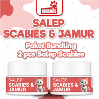 Paket 2in1 NOVAMOS Salep Scabies dan Jamur  dan Anjing, Obat Scabies Terbaik Antiparasit Ampuh Mengo