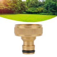 Fitting Hose Tap Connector Replacement Tap Faucet Water Pipe Connector 1inch BSPF 36*31mm Accessories Brass+Rubber