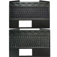 New US Keyboard For HP Pavilion 15-CX 15-cx0071nr TPN-C133 With Palmrest Upper Cover Case With Backlight