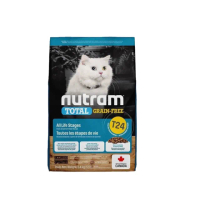 【Nutram 紐頓】T24無穀全能系列-無穀貓鮭魚5.4kg(貓飼料 天然糧 成貓 WDJ 無穀糧)