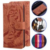For OPPO Reno8 T 5G Tiger Pattern Leather Phone Case For OPPO Reno8T 8 Pro 5G Reno8 4G Fundas Wallet Bags Flip Cover Lock Catch
