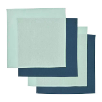 SVARTSENAP 餐巾, 淺土耳其藍/深藍綠色