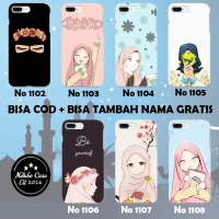 ( Untuk Semua Tipe hp ) Case casing Hijab girl untuk Iphone Samsung Xiaomi Poco Infinix Vivo Realme 
