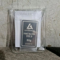 lotus Archi perak murni asli logam mulia 50gr silver