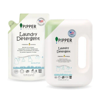 【PiPPER STANDARD】沛柏鳳梨酵素洗衣精1+1件組 新客體驗組(900mlx1瓶+750x1包)