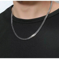 Kalung Rantai Titanium Kalung Rantai Anti Karat Anti Luntur Kalung Rantai Model Terbaru