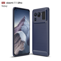 For Cover Mi 11 Ultra Case Mi 11 Ultra Shockproof Bumper Soft Carbon Fiber Phone Back Cover For Mi 1