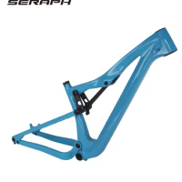 Full Suspension Mountain Bicycle Frame, MTB Frame, FM10 Enduro Frame, Full Suspension