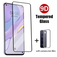 Full Cover Tempered Glass for Huawei Nova 5T 8 SE 6 7 7i Back Lens Protector for Huawei Y8p Y6p Y5p Y7p Y7a Y9a Y6S Y8S Y9S