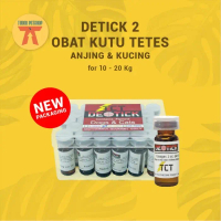 VERSI ASLI Obat Kutu Detick Kucing & Anjing 10-20kg /PC - DT-2