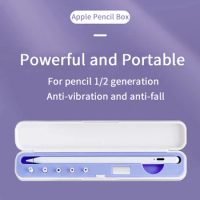 Portable Pencil Storage Box For Apple pencil 1 2 Gen Holder Case For Ipad Pencil Accessories Protective Holder Silica Hard Cover