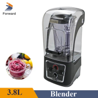 3.8L Commercial Ice Slush Machine Automatic Juice Yogurt Slush Mixer Fruit Smoothies Blender