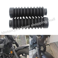Motorcycle Rubber Front Fork Cover Gaiters Gators Boots Shock Absorber Protector Dust Guard For Honda CB400ss CB 400 SS CB500