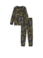 ชุดนอนเด็กเล็กผู้ชาย Star Wars สี Carbon