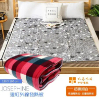 《超值組》【韓國甲珍】單人/雙人恆溫電熱毯+遠紅外線四層發熱被KR3800J_SB31