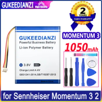 GUKEEDIANZI Battery 1050mAh for Sennheiser Momentum 3 momentum3 True Wireless 2 wireless2 Batteries