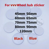 For VVV Centre Hub Cap Emblem Sticker Car Wheel Center Stickers 56mm 60mm 65mm 70mm 75mm 80mm 90mm 120mm VW 45mm Steering Wheel