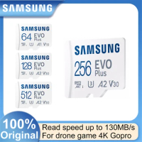 SAMSUNG EVO Plus Micro SD Card 128GB 512GB 256GB A2 Micro SD Pro Plus Flash Memory Card Memory 64GB A1 U1 U3 4K Microsd TF Card