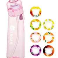 1PC 650ml Flavouring Water Bottle With Straw 1 Flavor Pods Leakproof and Portable Sports Air Water for Outdoor Fitness