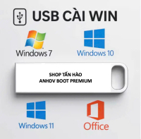 USB Cài Win7 Win10 Win11 Office Bản Quyền Vĩnh Viễn Cho Laptop PC