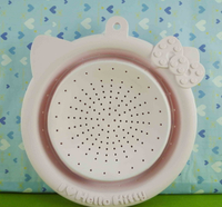【震撼精品百貨】Hello Kitty 凱蒂貓 矽膠濾水藍-臉造型【共1款】 震撼日式精品百貨