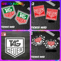 Tag Heuer‘s’ Logo Replica Rally Touring Car STICKER Pair Race Classic CHRONOGRAPH HEUER Motorcyle Suspension Fork Car Stickers