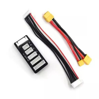 Papan pengecas sejajar untuk bateri LiPo 2S hingga 6S (RC), serasi dengan B6, B6AC dan A6