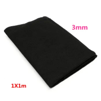 1m x 1m Thickness 3mm Home Fabric Black Air Conditioner Activated Carbon HEPA Air Purifiers Accessories Purifier Filter