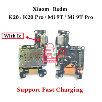 Konektor Charger Xiaom1 Redm1 K20 K20 Pro Mi 9T Mi 9T Pro With Ic Support Fast Charging Pcb Papan Ca