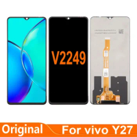 6.64'' Original For Vivo Y27 4G 5G V2249 V2302 LCD Display Touch Screen Digitizer Assembly Parts