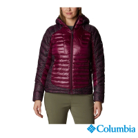 【Columbia 哥倫比亞 官方旗艦】女款-Omni-Heat Infinity 金鋁點極暖連帽外套-紫紅(UWR42280PD / 2022年秋