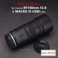 for Canon RF100 F2.8 Lens Skin for Canon RF 100mm F2.8 L MACRO IS USM Lens Wrap Cover Sticker rf100f2.8 Protective Film 100F2.8