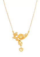TOMEI TOMEI Dragon Phoenix Necklace, Yellow Gold 916