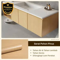 Stiker Kayu PVC Sheet Sticker Pelapis Furniture 1,2M X 10M Wall Sticker Motif Taco Sheet Serat Pohon